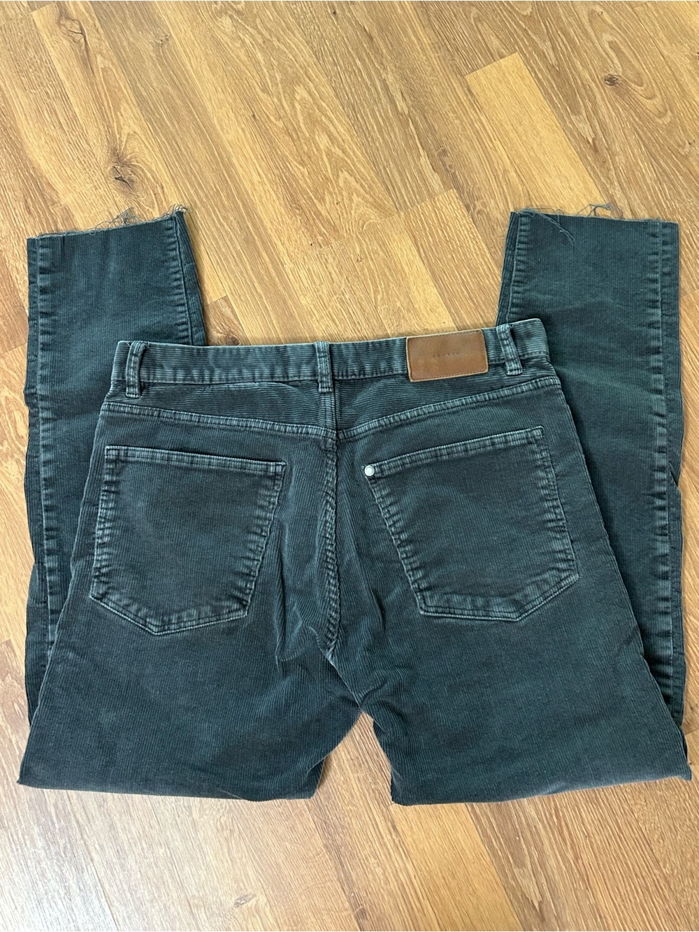 L.O.G.G Gray Corduroy Jeans - Classic Straight Fit